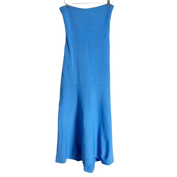 A.L.C. Dean Blue Strapless Knit A-Line Midi Dress Size Small - Picture 5 of 16